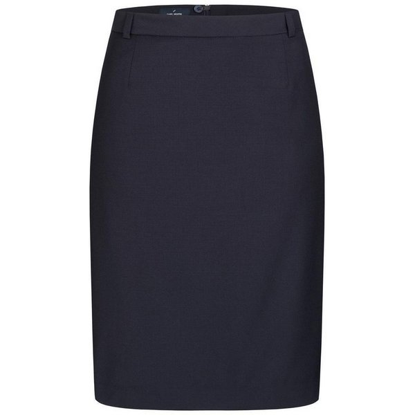 HECHTER PARIS Bleistiftrock HECHTER PARIS Corporate Stiftrock Damen Tailored Modern Fit Marine