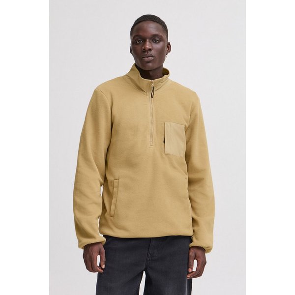 Blend Cardigan BHBrooks Gemütlicher Fleecepullover mit Reißverschluss und Taschen
