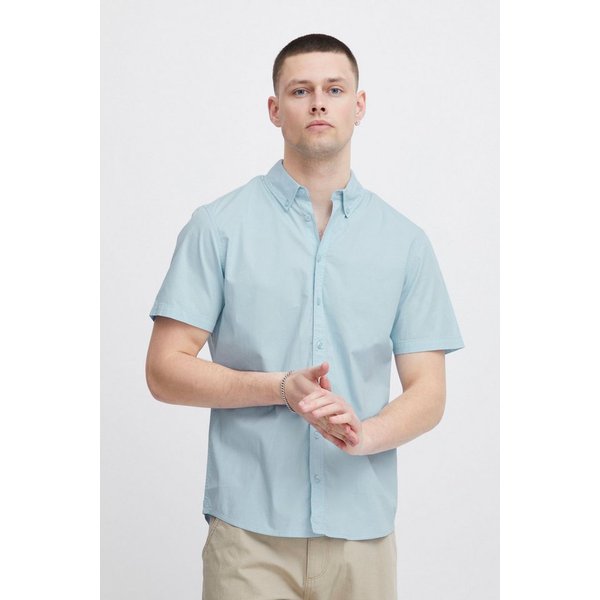 Blend Kurzarmhemd BHShirt Lässiges Kurzarmhemd mit Button-Down-Kragen