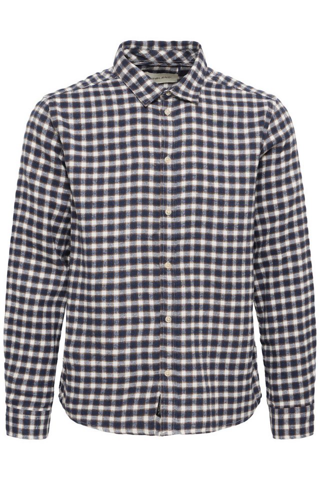 Blend Langarmhemd BHCALLI SHIRT Baumwolle, regular fit – Bild 5 von 5