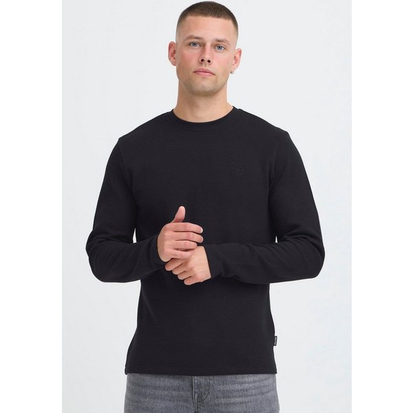 Blend Langarmshirt BHForta Basic Longsleeve mit Rippkragen