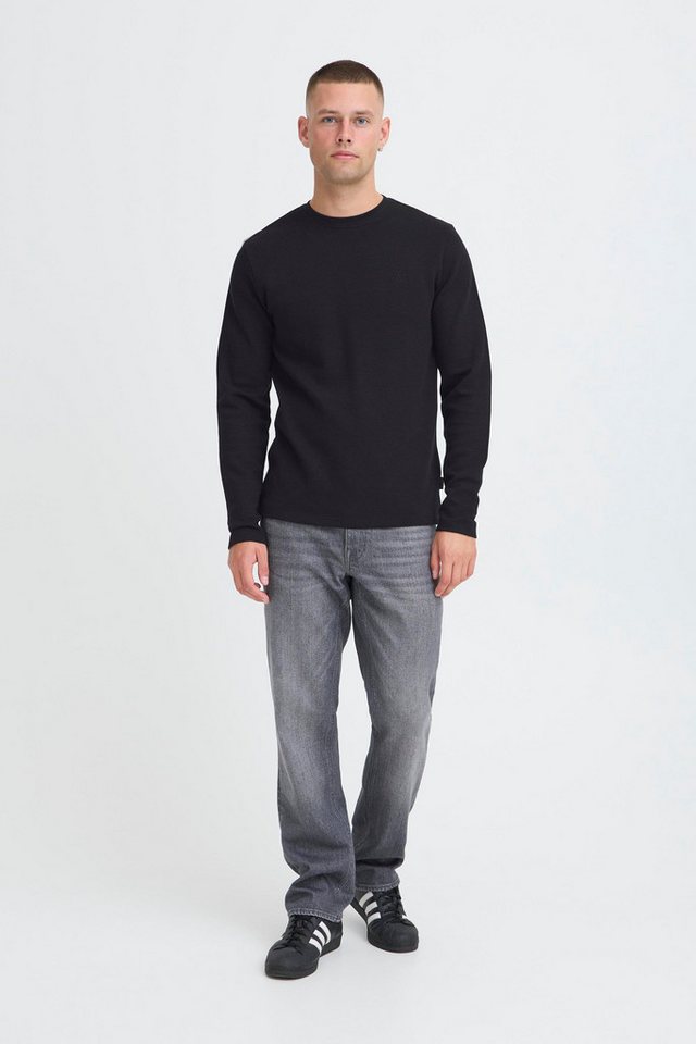 Blend Langarmshirt BHForta Basic Longsleeve mit Rippkragen – Bild 3 von 5