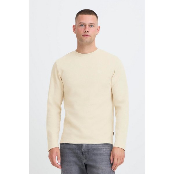 Blend Langarmshirt BHForta Basic Longsleeve mit Rippkragen