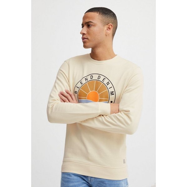 Blend Longpullover BHClios Klassisches Sweatshirt mit Rundhalsausschnitt