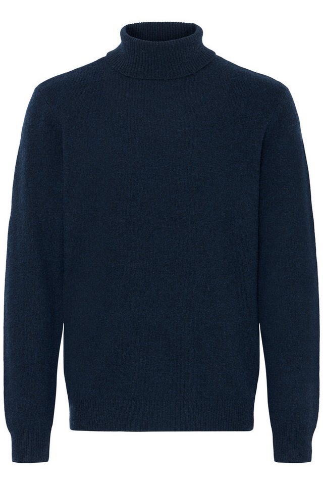 Blend Rollkragenpullover BHBRANKO ROLL KNIT mit Markenlabel, aus Wollmischung, Regular Fit, hüftlang – Bild 5 von 5