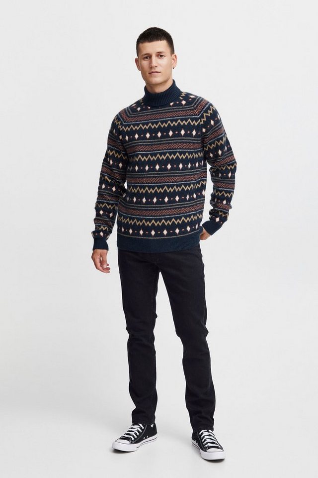 Blend Rollkragenpullover BHPullover Stilvoller Basic Strickpullover mit Rollkragen – Bild 3 von 5