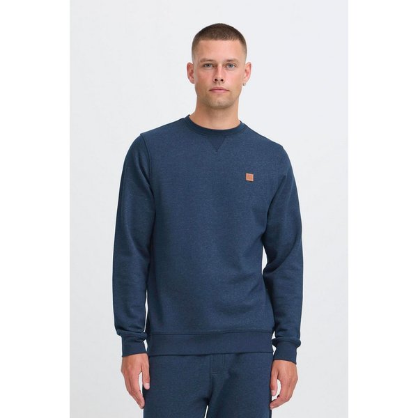 Blend Rundhalspullover BHPova Klassischer Sweatpullover mit Rundhalsausschnitt
