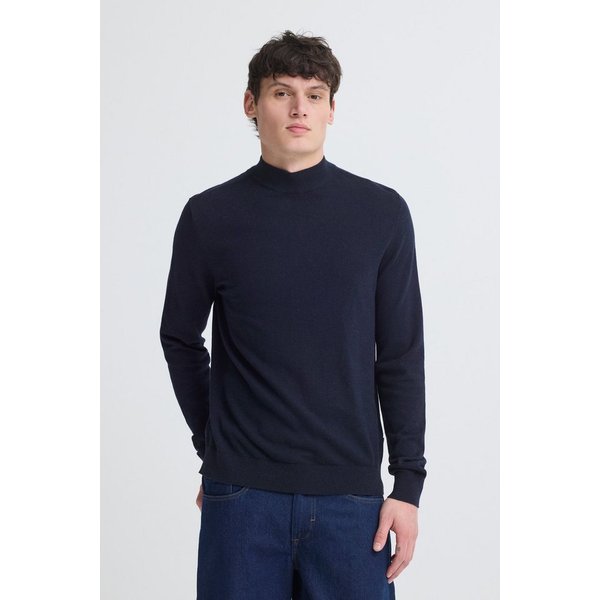Blend Stehkragenpullover BHBAGGE HIGH NECK KNIT Baumwollmischung, regular fit