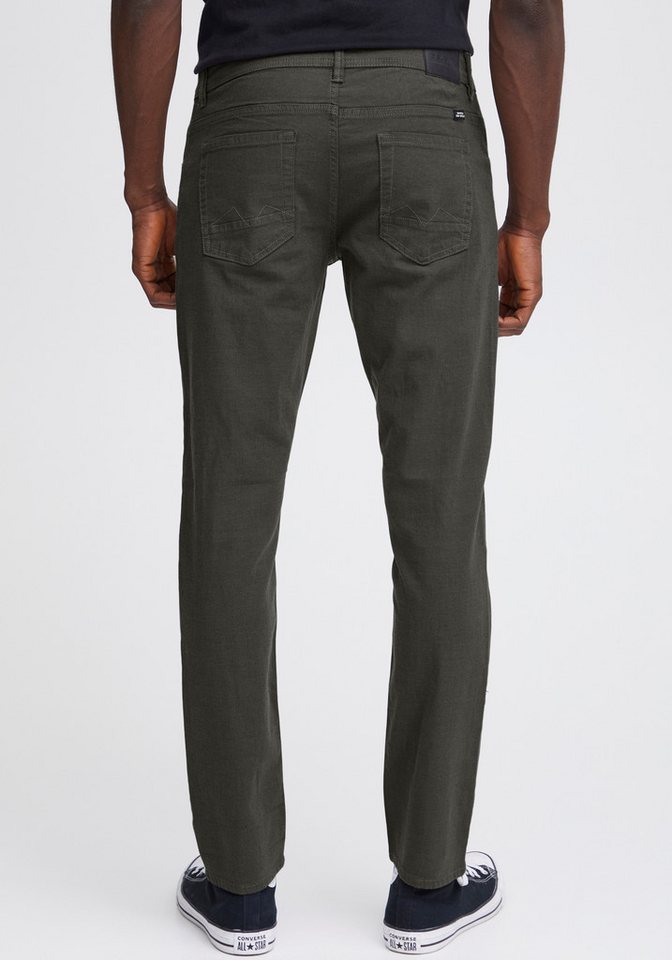 Blend Stoffhose BHEdford pants mit Markenlabel, aus Baumwollmischung, Regular Fit, knöchellang – Bild 2 von 5