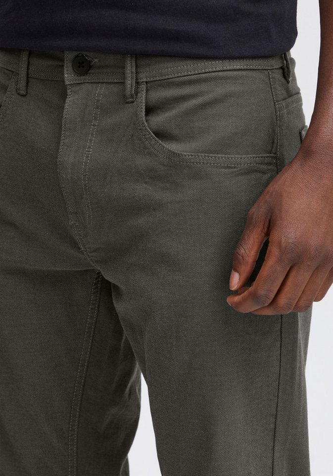 Blend Stoffhose BHEdford pants mit Markenlabel, aus Baumwollmischung, Regular Fit, knöchellang – Bild 3 von 5
