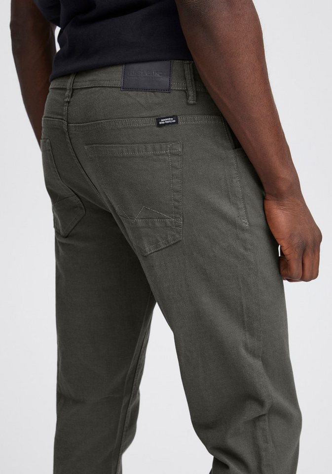 Blend Stoffhose BHEdford pants mit Markenlabel, aus Baumwollmischung, Regular Fit, knöchellang – Bild 5 von 5