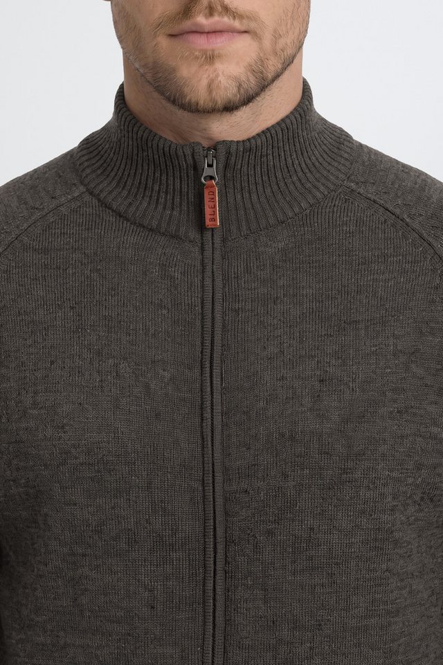 Blend Strickjacke BHDaniri Strickjacke mit hochabschließendem Kragen – Bild 5 von 5