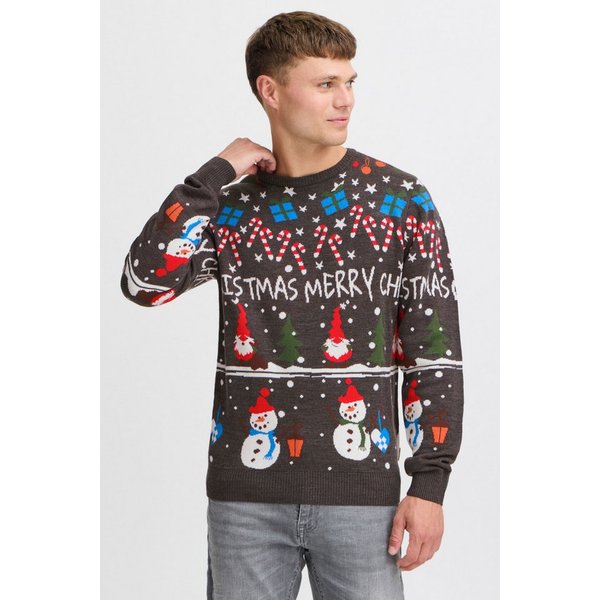 Blend Strickpullover BHChristian Weihnachtlicher Grobstrickpullover