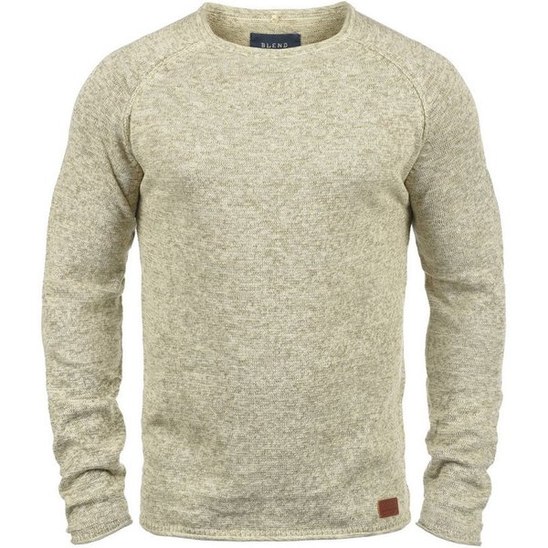 Blend Strickpullover BHDan Stilvoller Strickpullover mit aufgerollten Säumen