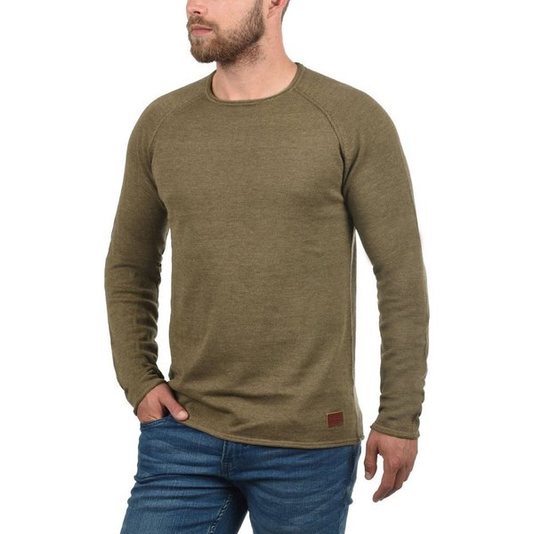 Blend Strickpullover BHJohn Strickpullover mit aufgerollten Säumen
