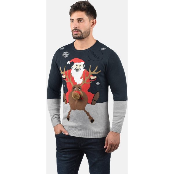 Blend Strickpullover BHRudolph Strickpullover mit Weihnachtsmotiv