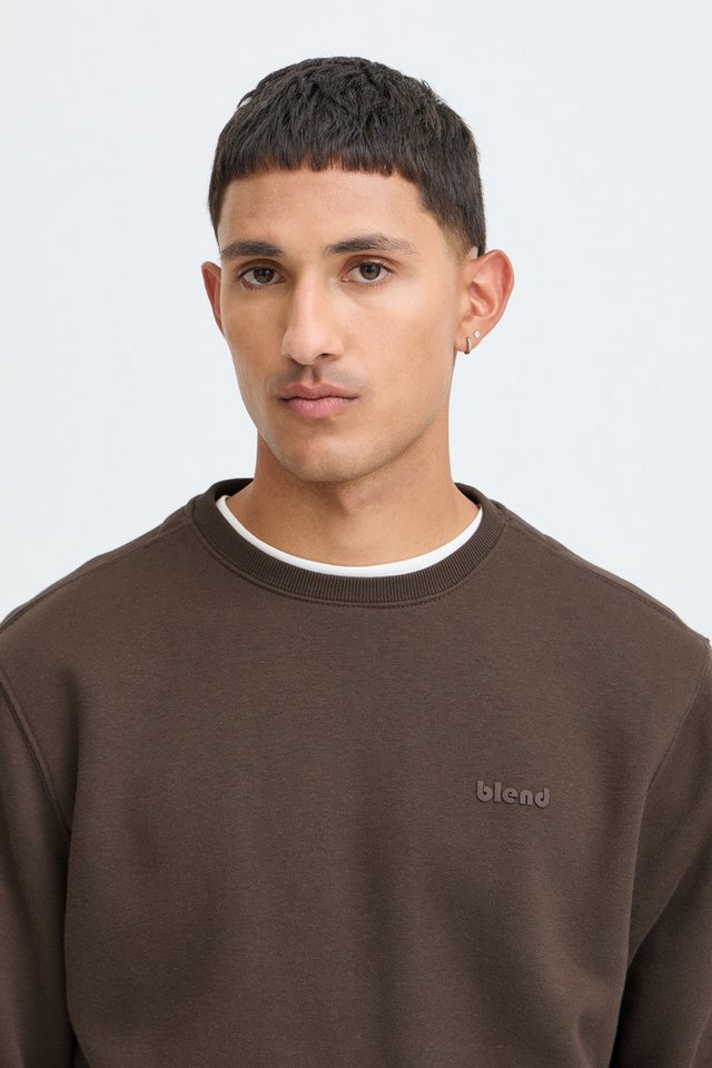 Blend Sweatshirt BHDOWNTON CREW NECK SWEAT NOOS Baumwollmischung, normal geschnitten – Bild 3 von 5