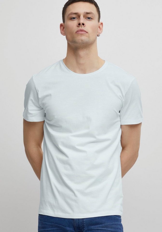 Blend T-Shirt (Packung, 2-tlg) mit Rundhalsausschnitt, im Basic-Stil, aus Baumwollmischung – Bild 2 von 5