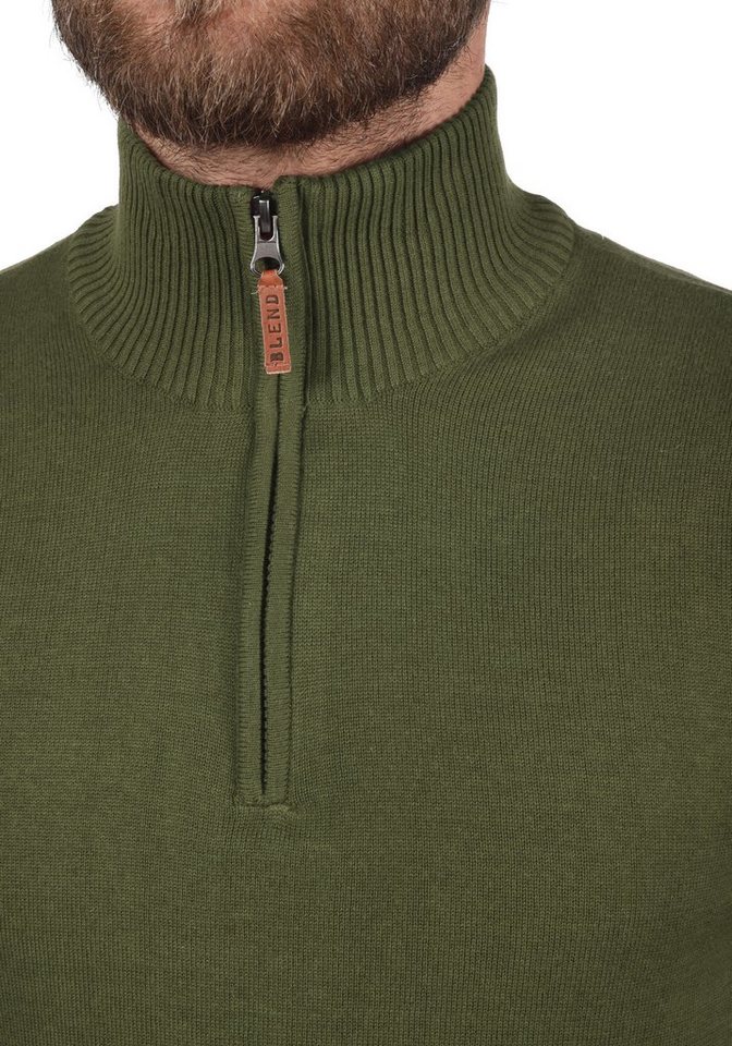 Blend Troyer BHRobin Strickpullover mit hochabschließendem Kragen – Bild 5 von 5