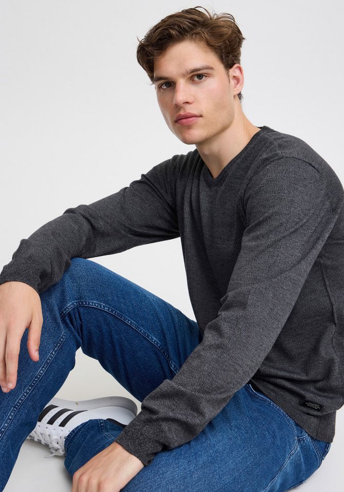 Blend V-Ausschnitt-Pullover BHBRUTON V-neck aus Polyester, Regular Fit, in normaler Länge – Bild 2 von 5