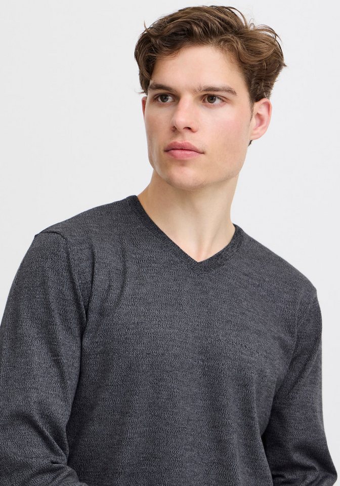 Blend V-Ausschnitt-Pullover BHBRUTON V-neck aus Polyester, Regular Fit, in normaler Länge – Bild 4 von 5