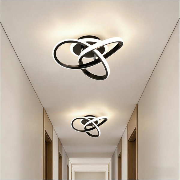 BlingBin LED Deckenleuchte 21W 2100LM Deckenlampe, Kreatives Blumendesign Deckenbeleuchtung, Speicherfunktion, LED fest integriert, Warmweiß, Kaltweiß, Neutralw