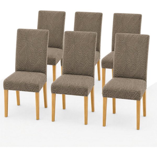 BlingBin Stuhlhusse Stretch Stuhlhussen für Esszimmer,waschbar Dekoration Stuhlschutz, Komfort Stuhlbezug für Küche Esszimmer Hotel Bankett