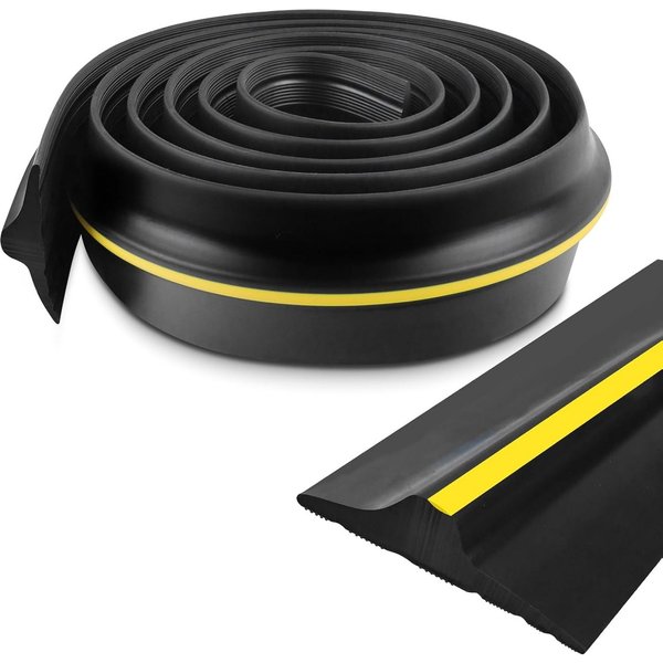 BlingBin Türdichtband Wetterfeste Garagentor-Schwellendichtung aus Gummi, (1er Set, 1-St., 80 mm × 18 mm × 9FT), DIY Bodenabdichtung gegen Wasser und Staub für 