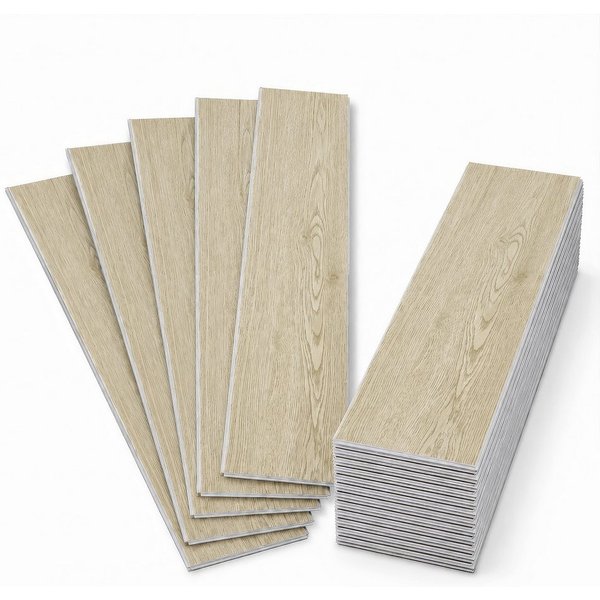 BlingBin Vinylboden SPC-Klickboden, Bodenbelag in Holzoptik, 18er Set, 18 tlg, 18 Dielen, 1,47 m², 4 mm, für Küche und Wohnraum, wasserbeständig