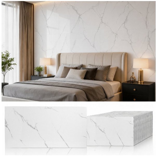BlingBin Wandpaneel 20 Stück Wandaufkleber selbstklebend, klebepaneele 60 x 30 cm, BxL: 30x60 cm, 0,18 qm, (20er Set Wandpaneele, 20-tlg., wanddekor) wandverkle