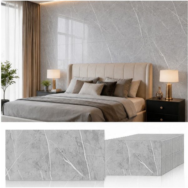 BlingBin Wandpaneel 20 Stück Wandaufkleber selbstklebend, klebepaneele 60 x 30 cm, BxL: 30x60 cm, 0,18 qm, (20er Set Wandpaneele, 20-tlg., wanddekor) wandverkle