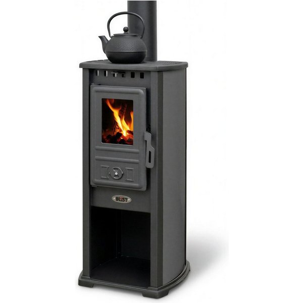 Blist Kaminofen BERNA LUX G 4.0 grau, 5.9 kW