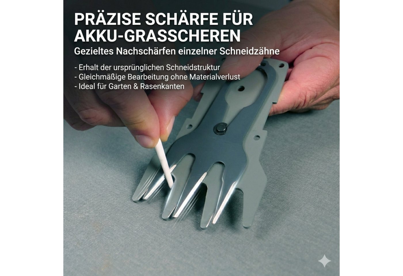 BLITZSCHÄRFER MADE IN GERMANY Messerschärfer Keramikschärfer Messerschärfer Messerschleifer Scherenschleifer, Für filigrane Schärfanwendungen – Bild 4 von 5