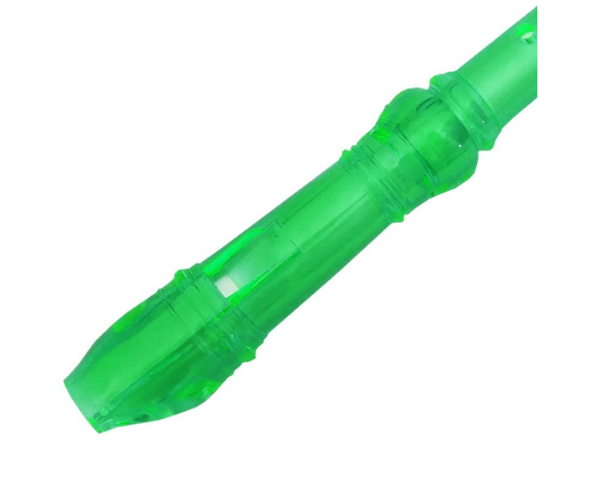 keepdrum Blockflöte keepdrum Blockflöte Sopran Neon transparent Grün – Bild 2 von 4