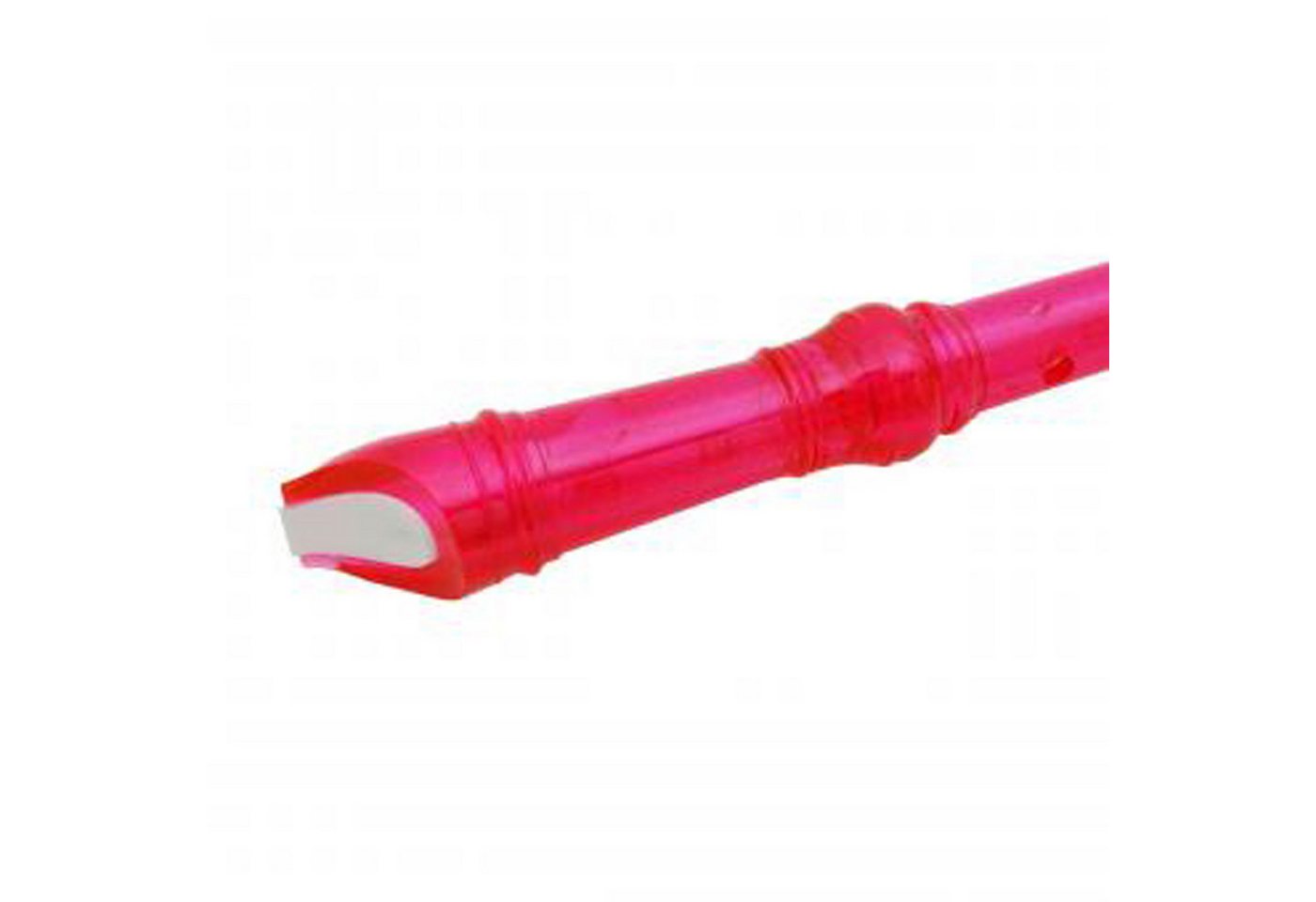 keepdrum Blockflöte keepdrum Blockflöte Sopran Neon transparent Pink C Barock, Sporan Blockflöte – Bild 3 von 4
