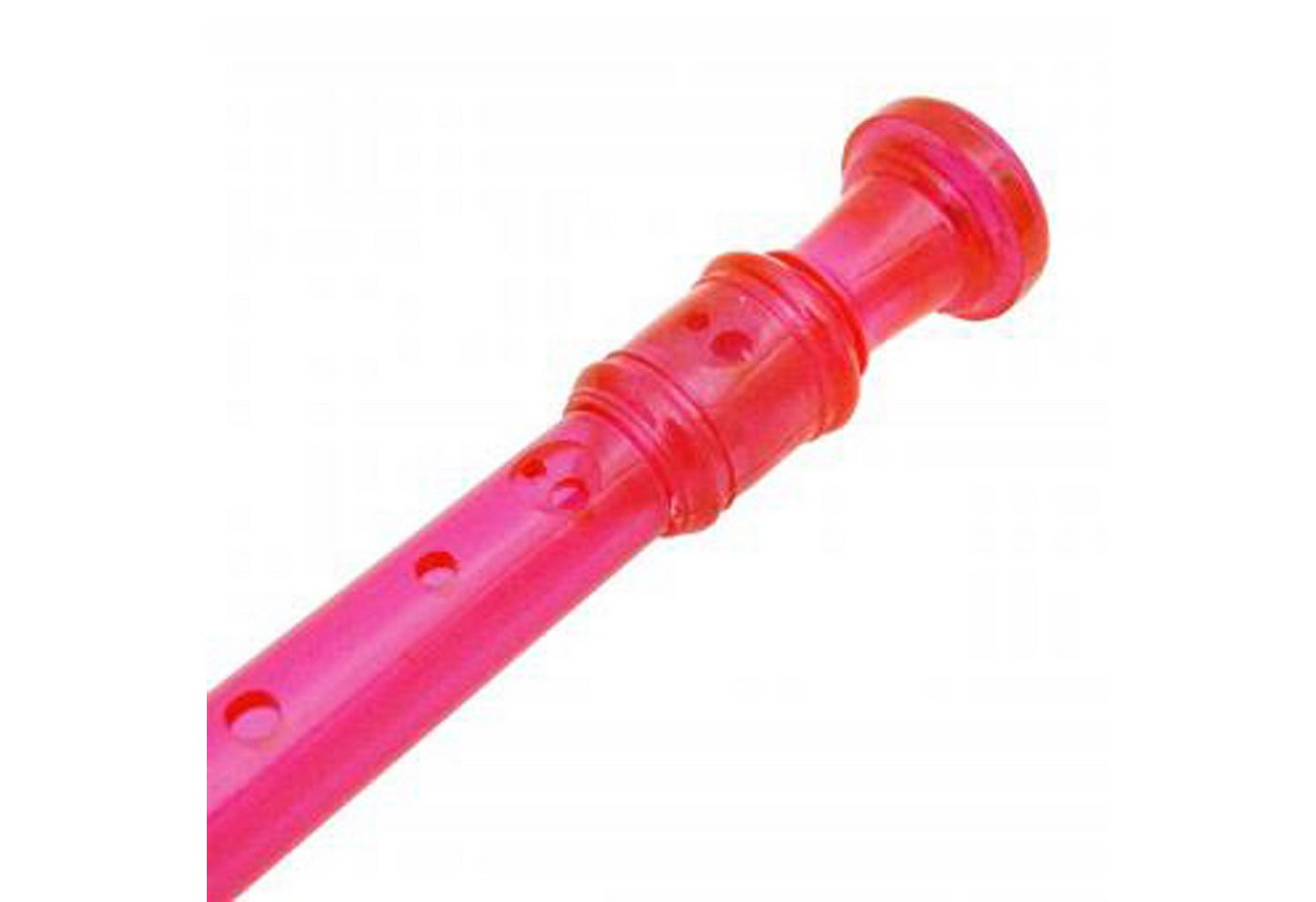 keepdrum Blockflöte keepdrum Blockflöte Sopran Neon transparent Pink C Barock, Sporan Blockflöte – Bild 4 von 4