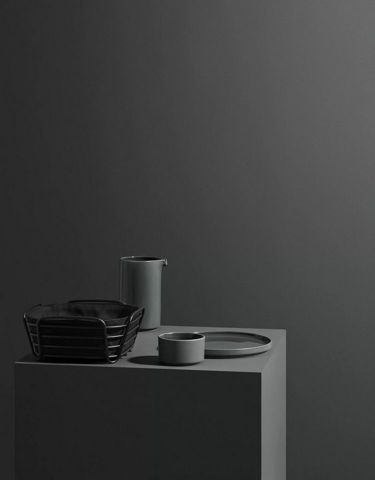 blomus Brotkorb -DELARA- Vielseitiger Brotkorb: Modernes Design, Pulverbeschichteter Stahl, 100% Baumwolle, Hygienisch, Langlebig, Zeitlos – Bild 3 von 4