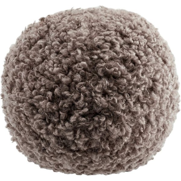 blomus Dekokissen -TEDDY- Rundes Kissen, Couchkissen, Wohnkissen modern, weiche Haptik, kuscheliger Komfort, flauschige Oberfläche