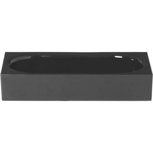 blomus Dekoschale -MODO- Ablageschale: Ästhetisches Highlight für jeden Raum, Hochwertig, Vielseitig, Schwarz, Braun, Ästhetisch, Eiche, Geriffelt