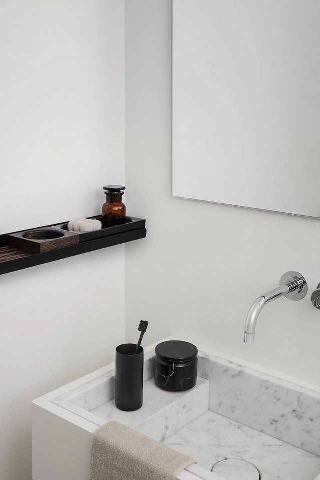 blomus Dekoschale -MODO- Ablageschale: Ästhetisches Highlight für jeden Raum, Hochwertig, Vielseitig, Schwarz, Braun, Ästhetisch, Eiche, Geriffelt – Bild 2 von 4