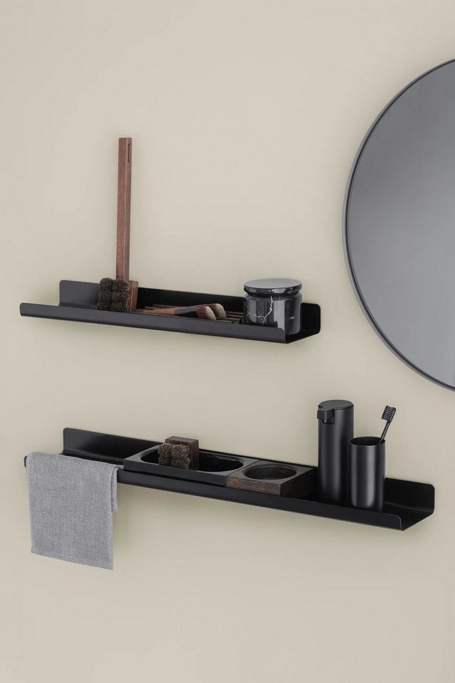 blomus Dekoschale -MODO- Ablageschale: Ästhetisches Highlight für jeden Raum, Hochwertig, Vielseitig, Schwarz, Braun, Ästhetisch, Eiche, Geriffelt – Bild 3 von 4