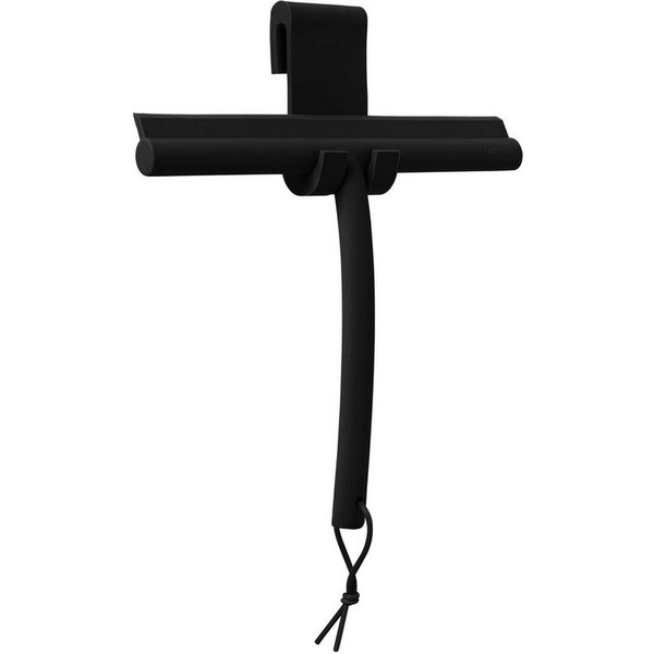 blomus Duschabzieher -VIPO- Duschwischer, Scheibenabzieher für Glas, Fliesen, (2-St., Duschabzieher u. Halterung), Schlaufe, Halterung, hochwertiges Silikon, Kr