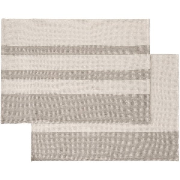 blomus Geschirrtuch Set 2 Spültücher -GANO- Küchentücher, Tücher zum Abtrocknen, (2-tlg), 2er Set, saugfähige Oberfläche, Bio-Baumwolle