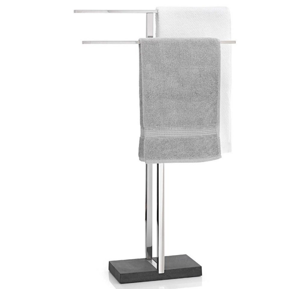 blomus Handtuchständer Handtuchständer Menoto, Handtuchhalter, Edelstahl poliert / Polystone – Bild 2 von 3