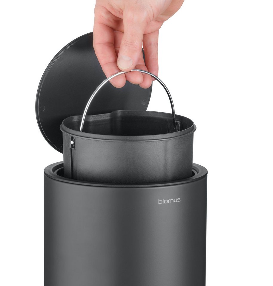 blomus Kosmetikeimer -SINO- Mülleimer 3 Liter, Absenkautomatik (Soft Close), Innenbehälter – Bild 3 von 5