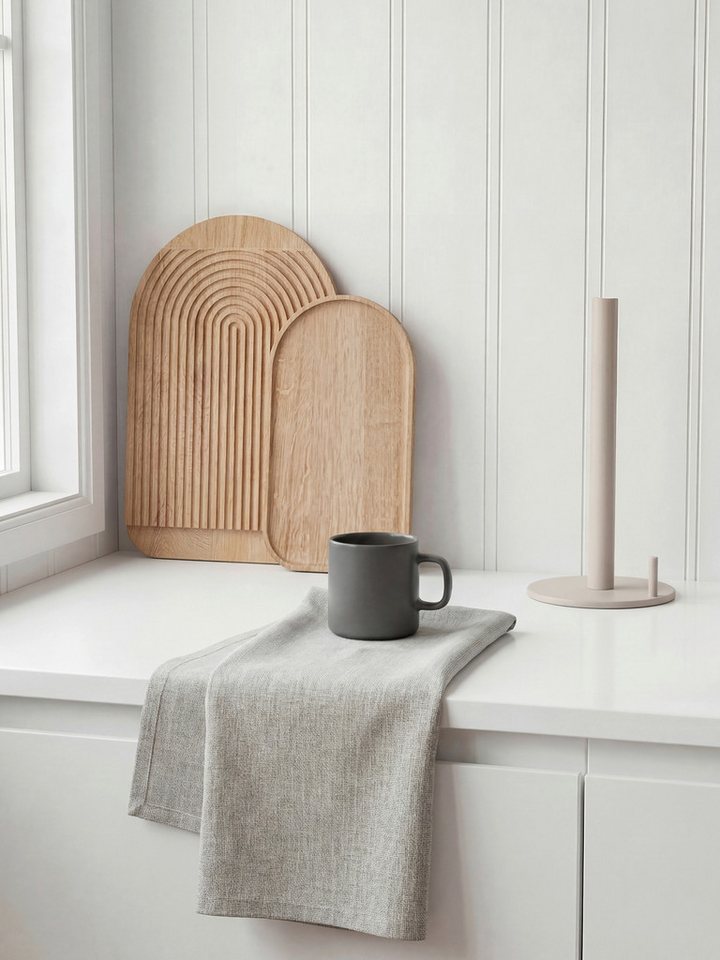 blomus Küchenrollenhalter -COLO- Küchenrollenhalter: Minimalistisches Design & rutschfeste Basis, Pulverbeschichtet, Rutschfest, Stahl, Minimalistisch, Hochwert – Bild 3 von 3