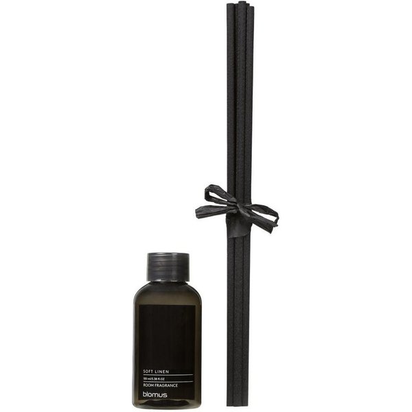 blomus Luftbefeuchter Raumduft Nachfüllset FRAGA soft linen Duftöl Kunststoff schwarz 100
