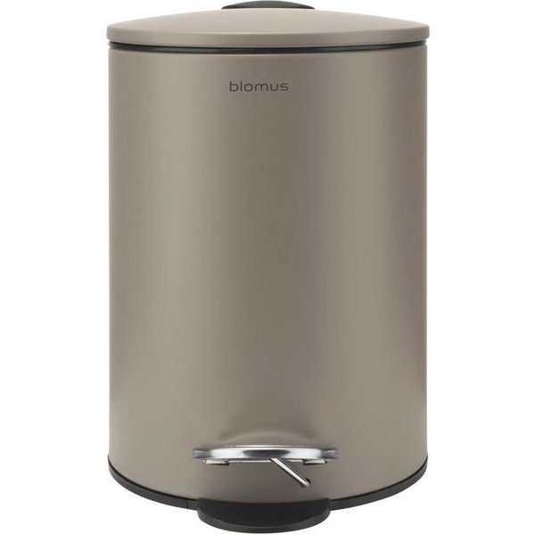 blomus Mülleimer -TUBO- Treteimer: Smart-Close-System, hochwertig und stilvoll, 3 Liter, Hochwertig, Pulverbeschichtet, Kompakt, Smart-Close, Inneneimer