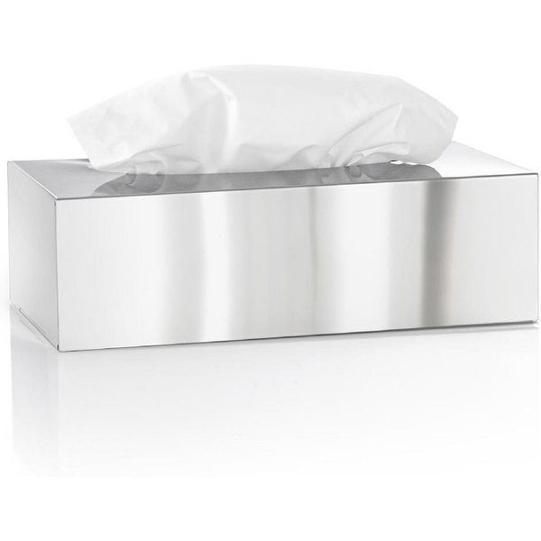 blomus Papiertuchbox -NEXIO- Kosmetiktücherbox, Organzizer: aus Edelstahl, Stauraum für Tücher, Design, Einfache Nutzung