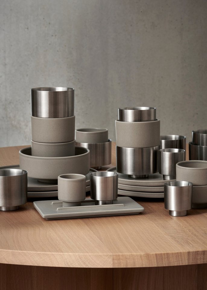 blomus Schale -MAKOTO- Servierschale, Esschale, Bowl: Modernes Design, Steingut, (1-tlg), Zeitlose Schale, matte Glasur, schwebende Leichtigkeit – Bild 3 von 3